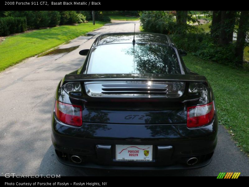 Basalt Black Metallic / Black 2008 Porsche 911 GT2