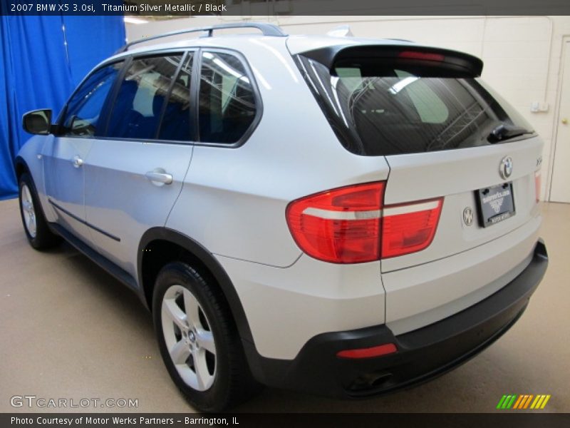 Titanium Silver Metallic / Black 2007 BMW X5 3.0si