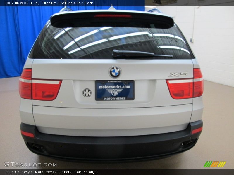 Titanium Silver Metallic / Black 2007 BMW X5 3.0si