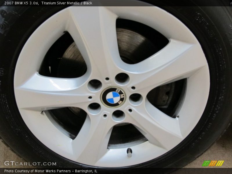 Titanium Silver Metallic / Black 2007 BMW X5 3.0si