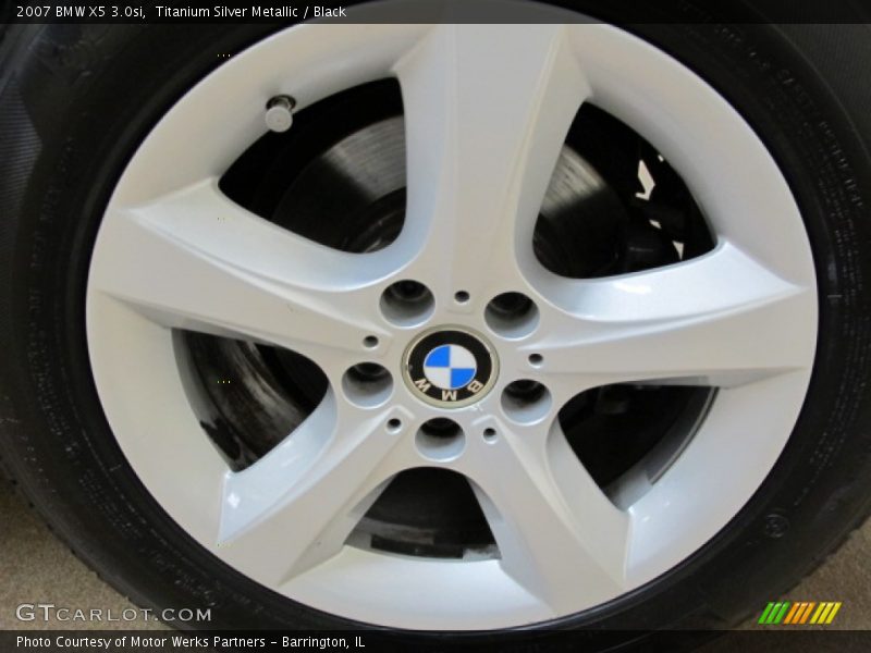 Titanium Silver Metallic / Black 2007 BMW X5 3.0si