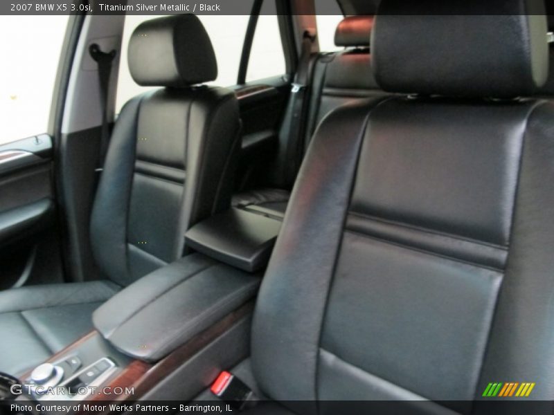 Titanium Silver Metallic / Black 2007 BMW X5 3.0si