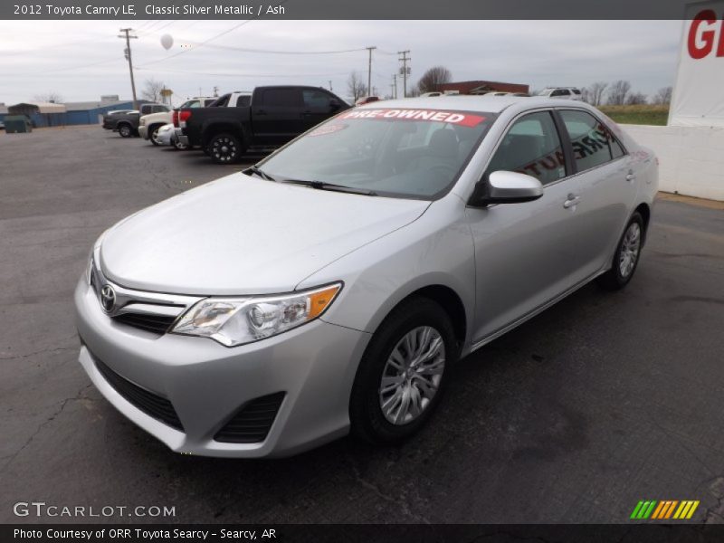Classic Silver Metallic / Ash 2012 Toyota Camry LE