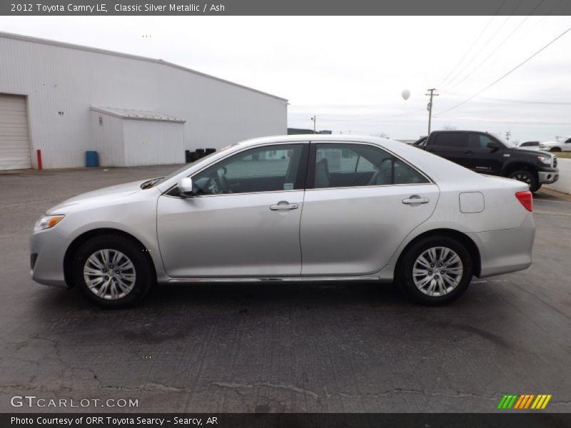 Classic Silver Metallic / Ash 2012 Toyota Camry LE