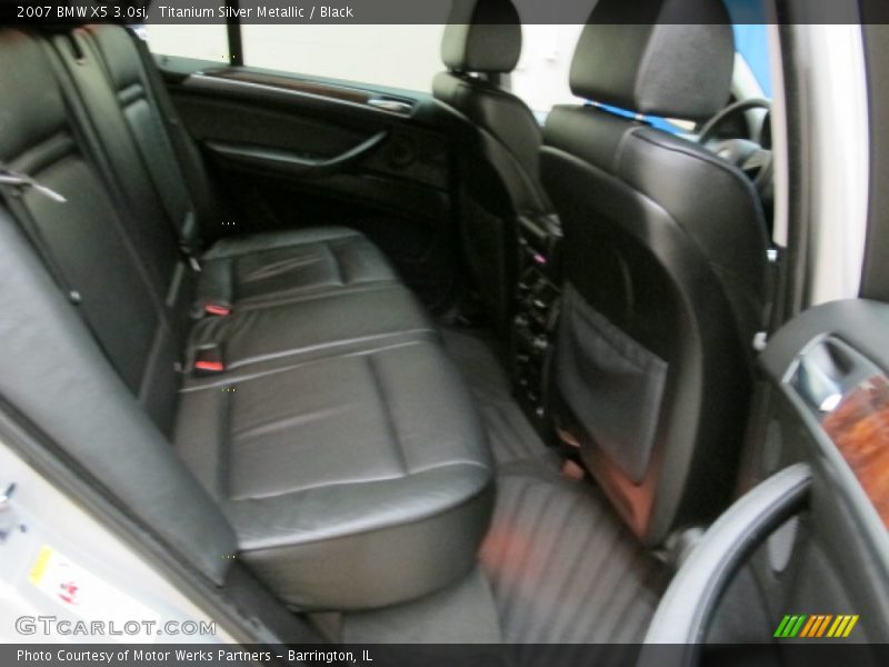 Titanium Silver Metallic / Black 2007 BMW X5 3.0si