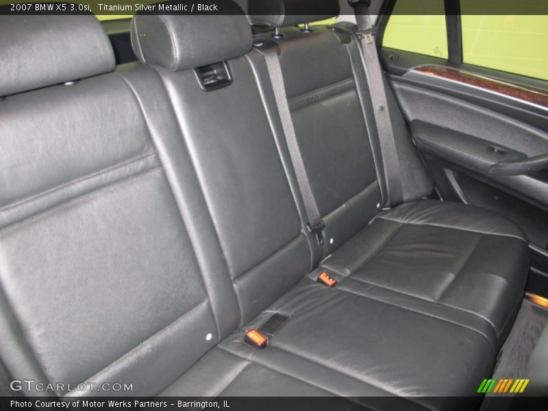 Titanium Silver Metallic / Black 2007 BMW X5 3.0si