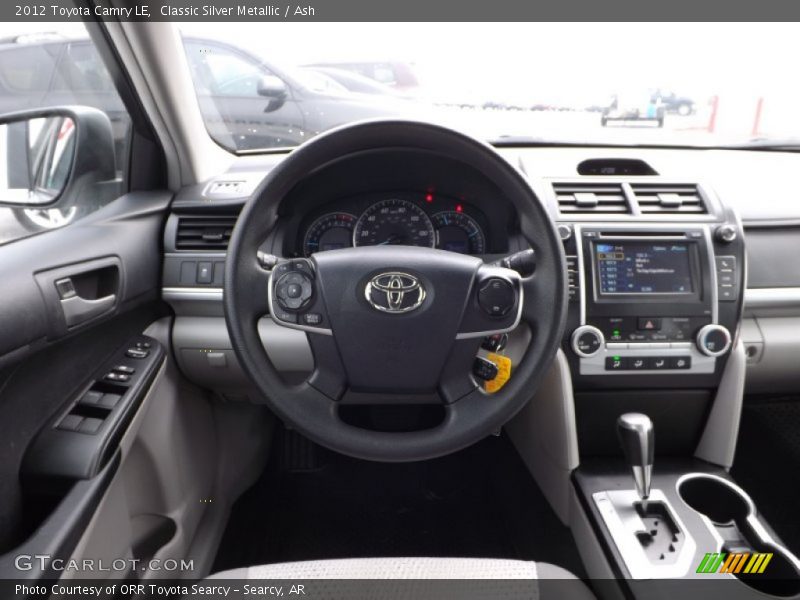 Classic Silver Metallic / Ash 2012 Toyota Camry LE
