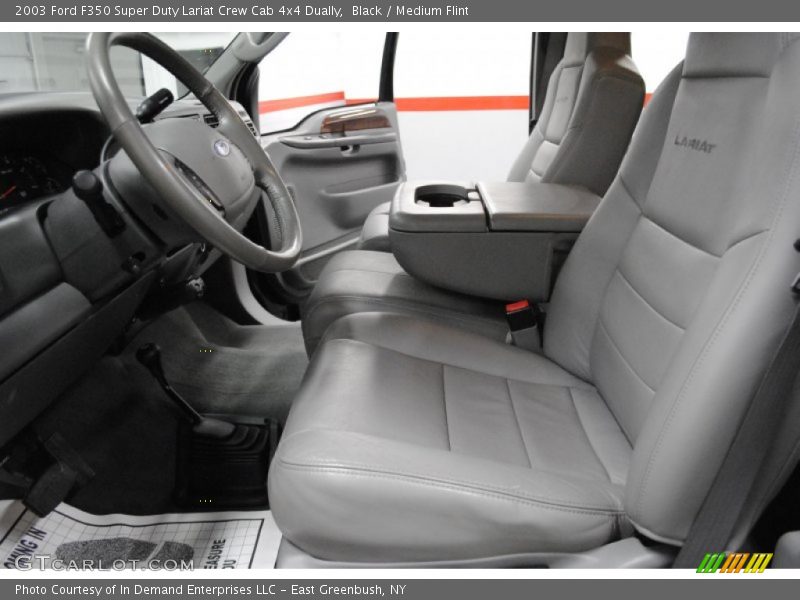 Black / Medium Flint 2003 Ford F350 Super Duty Lariat Crew Cab 4x4 Dually