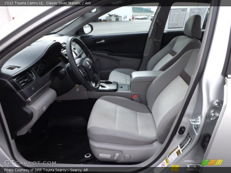 Classic Silver Metallic / Ash 2012 Toyota Camry LE