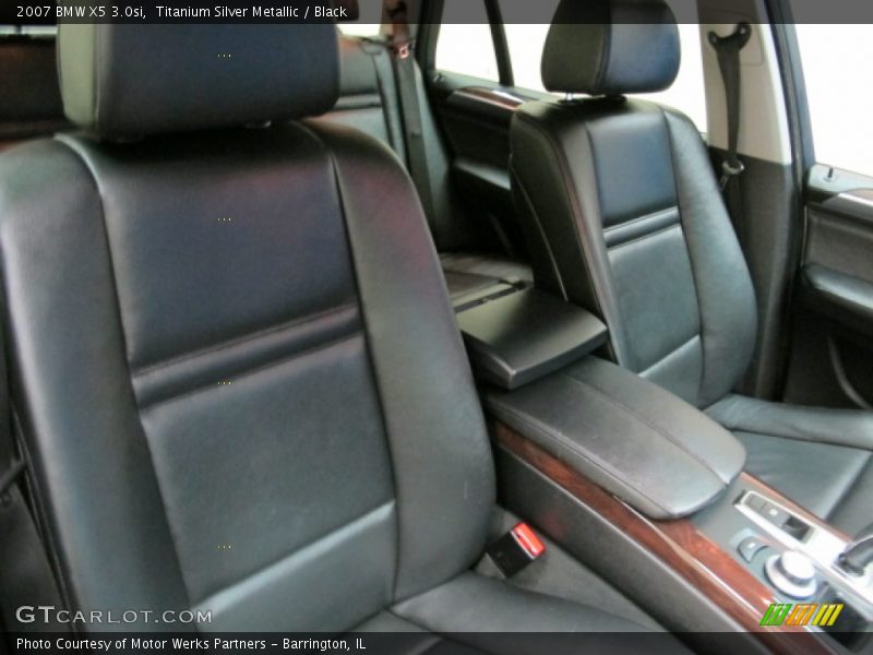 Titanium Silver Metallic / Black 2007 BMW X5 3.0si