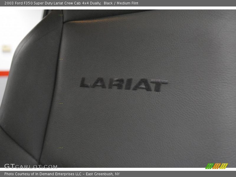 Black / Medium Flint 2003 Ford F350 Super Duty Lariat Crew Cab 4x4 Dually