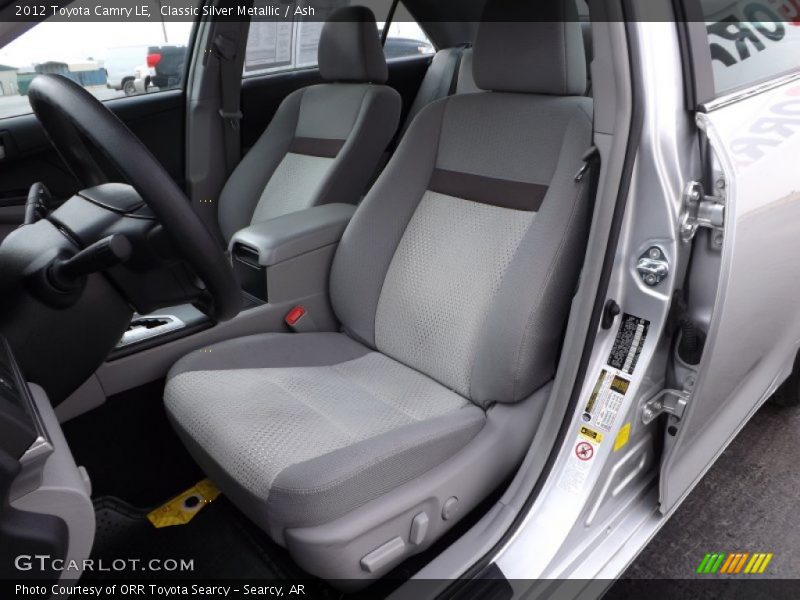 Classic Silver Metallic / Ash 2012 Toyota Camry LE