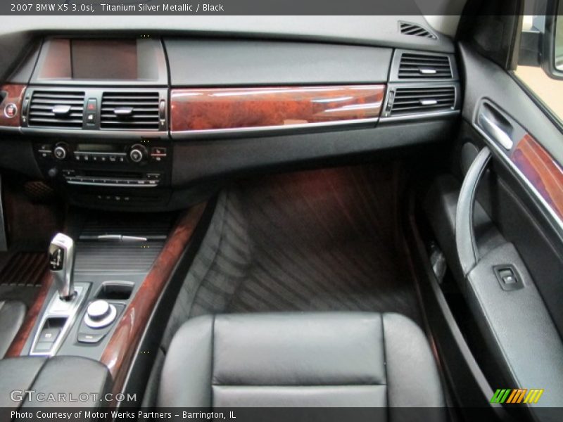 Titanium Silver Metallic / Black 2007 BMW X5 3.0si