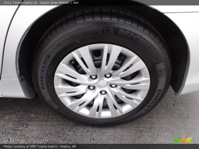 Classic Silver Metallic / Ash 2012 Toyota Camry LE