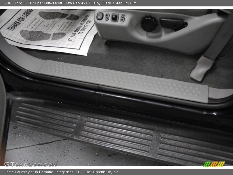 Black / Medium Flint 2003 Ford F350 Super Duty Lariat Crew Cab 4x4 Dually