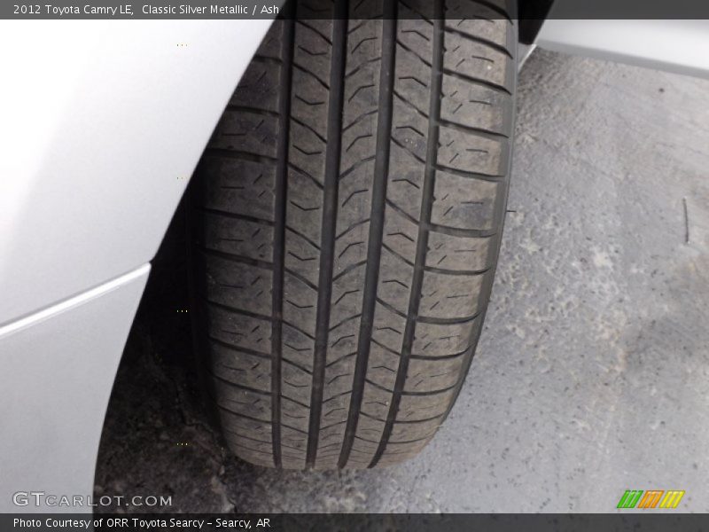 Classic Silver Metallic / Ash 2012 Toyota Camry LE