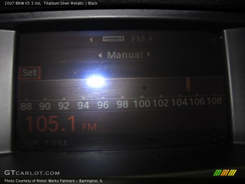Titanium Silver Metallic / Black 2007 BMW X5 3.0si