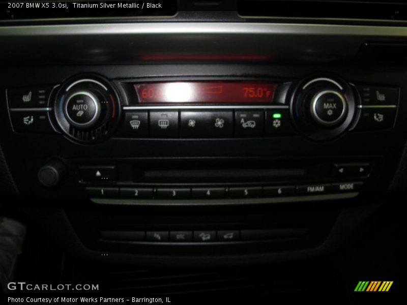 Titanium Silver Metallic / Black 2007 BMW X5 3.0si