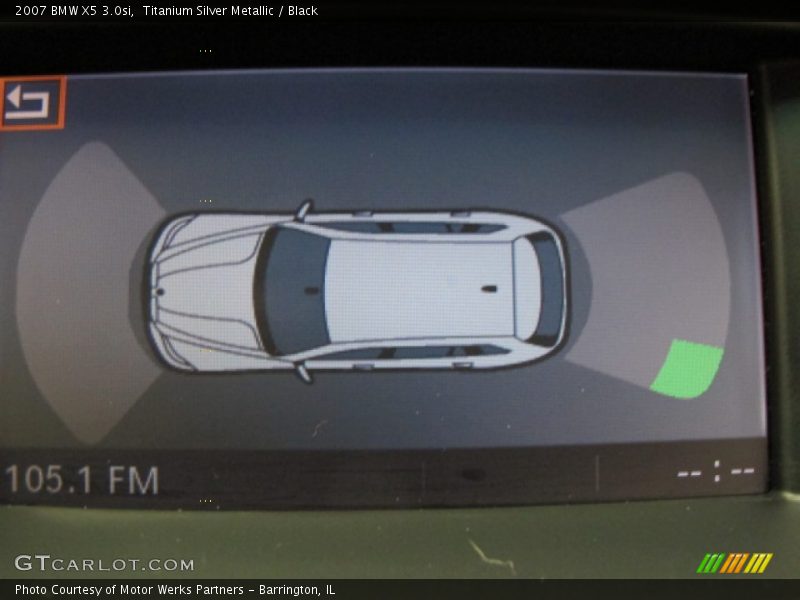 Titanium Silver Metallic / Black 2007 BMW X5 3.0si
