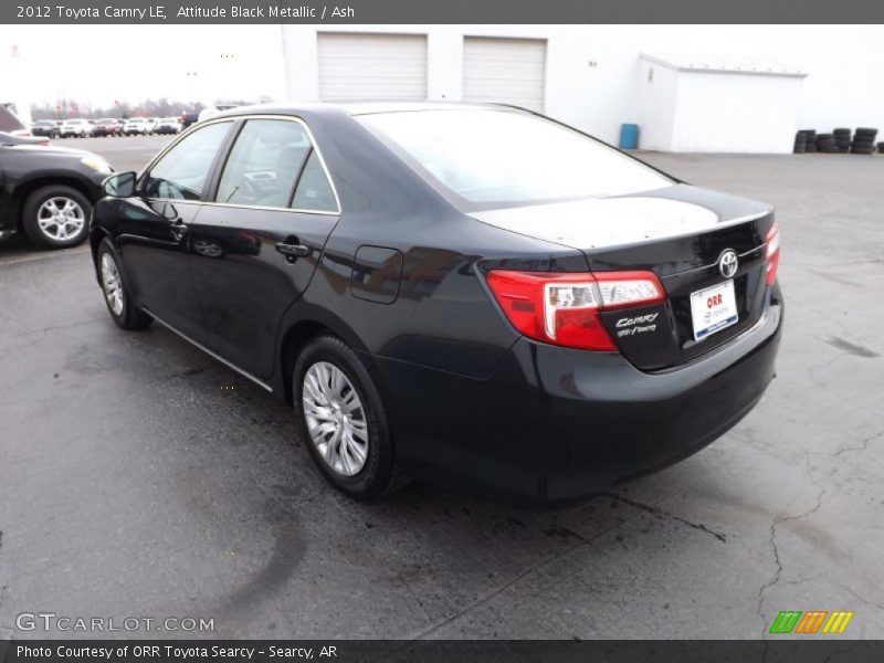 Attitude Black Metallic / Ash 2012 Toyota Camry LE