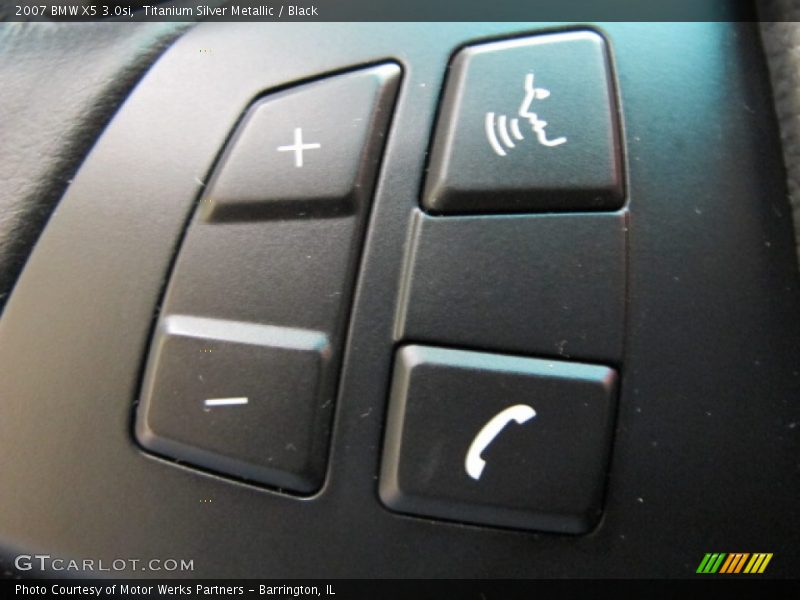 Titanium Silver Metallic / Black 2007 BMW X5 3.0si