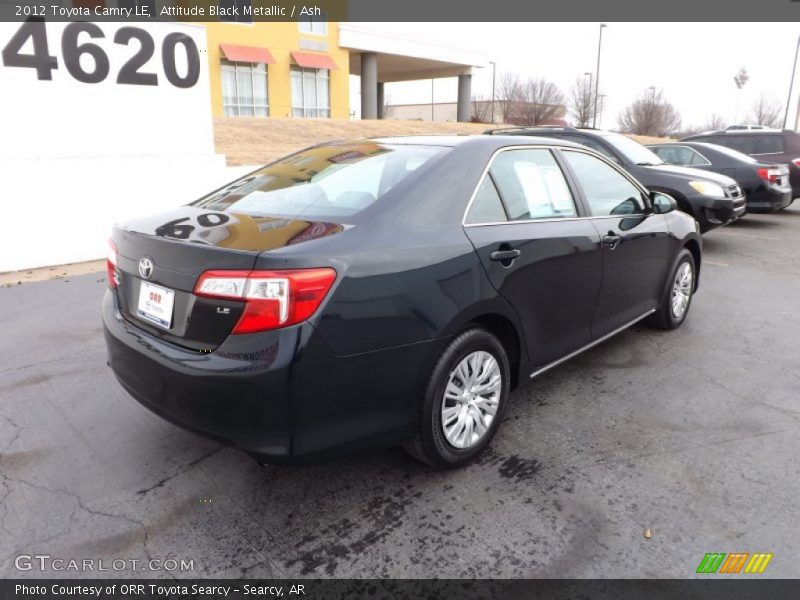 Attitude Black Metallic / Ash 2012 Toyota Camry LE