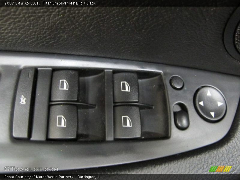 Titanium Silver Metallic / Black 2007 BMW X5 3.0si