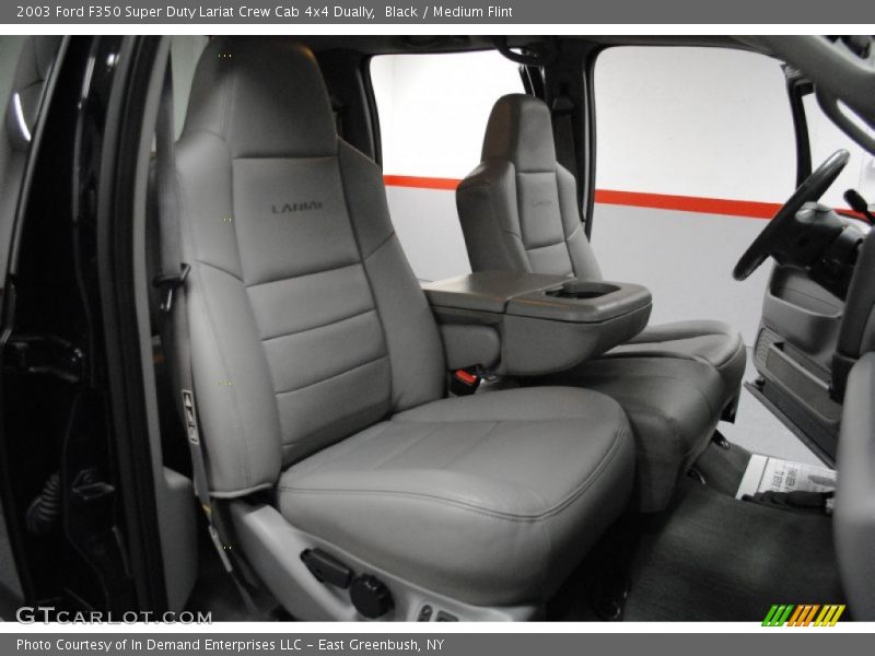 Black / Medium Flint 2003 Ford F350 Super Duty Lariat Crew Cab 4x4 Dually