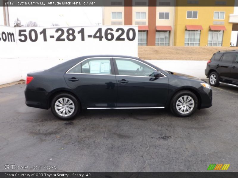 Attitude Black Metallic / Ash 2012 Toyota Camry LE