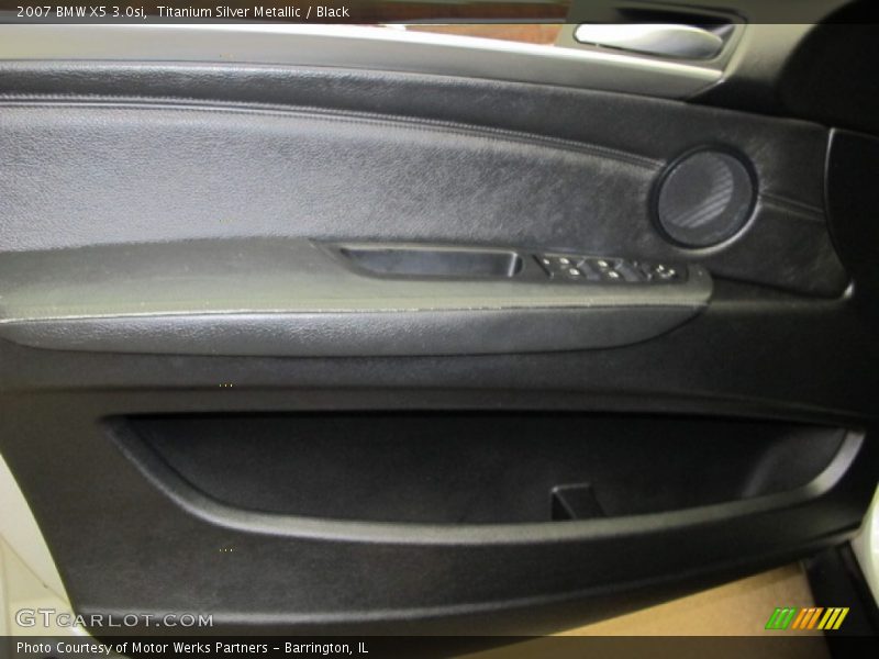 Titanium Silver Metallic / Black 2007 BMW X5 3.0si