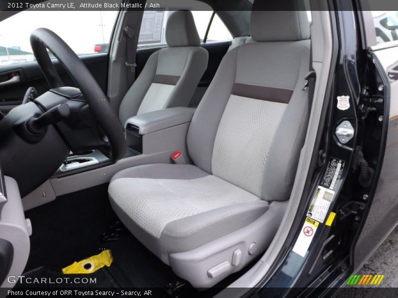 Attitude Black Metallic / Ash 2012 Toyota Camry LE