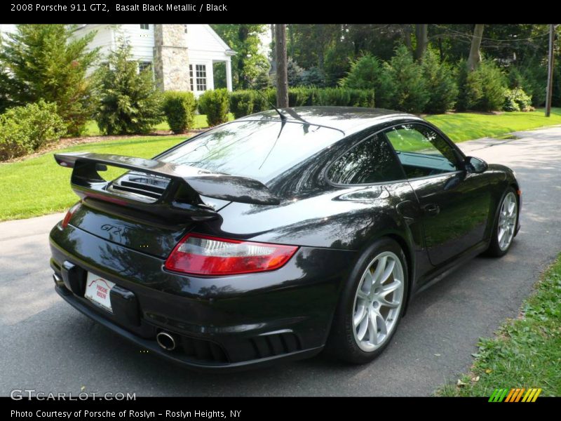 Basalt Black Metallic / Black 2008 Porsche 911 GT2