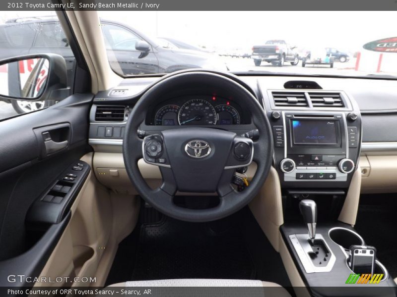 Sandy Beach Metallic / Ivory 2012 Toyota Camry LE