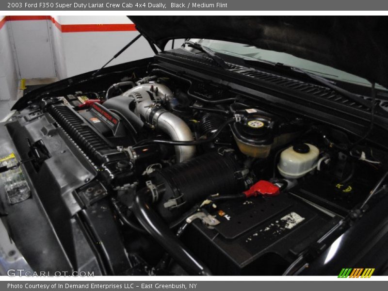 Black / Medium Flint 2003 Ford F350 Super Duty Lariat Crew Cab 4x4 Dually