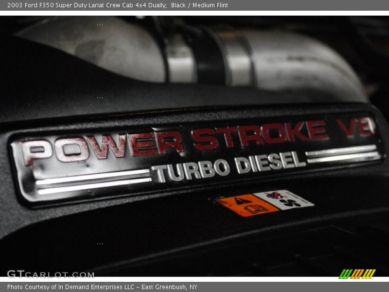 Black / Medium Flint 2003 Ford F350 Super Duty Lariat Crew Cab 4x4 Dually