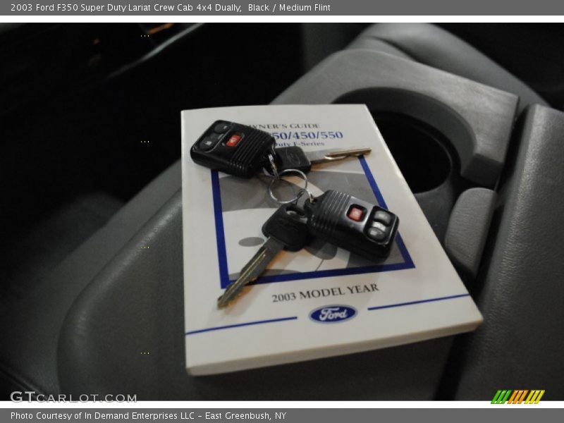 Black / Medium Flint 2003 Ford F350 Super Duty Lariat Crew Cab 4x4 Dually