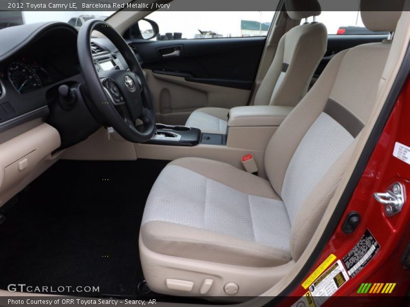 Barcelona Red Metallic / Ivory 2012 Toyota Camry LE