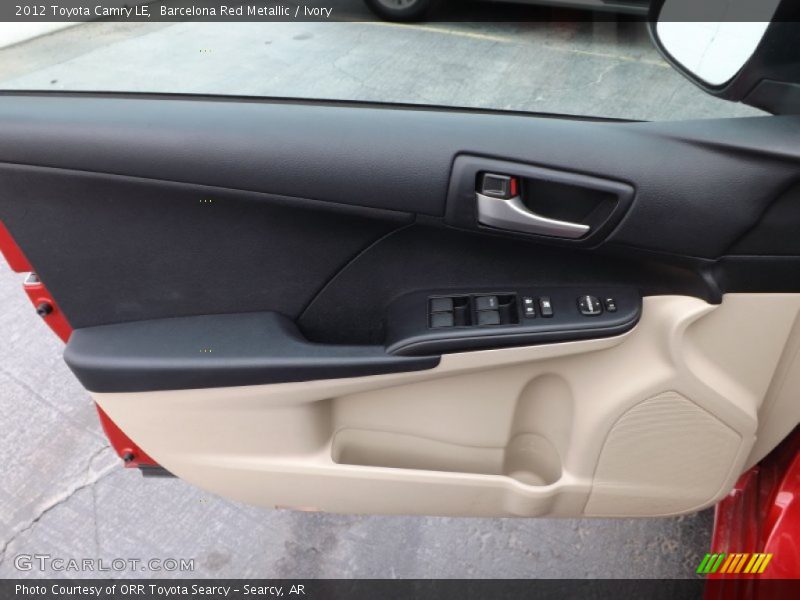 Barcelona Red Metallic / Ivory 2012 Toyota Camry LE