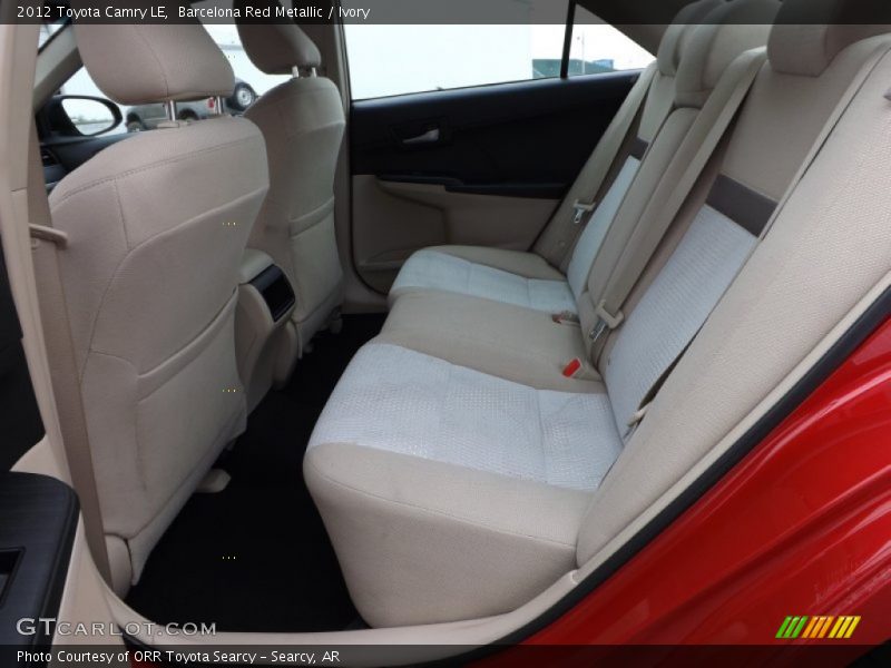 Barcelona Red Metallic / Ivory 2012 Toyota Camry LE