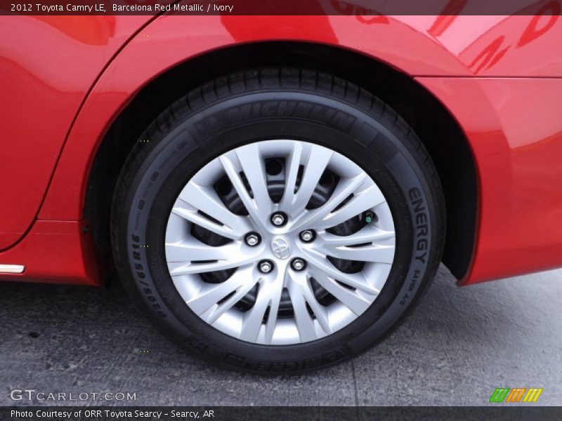 Barcelona Red Metallic / Ivory 2012 Toyota Camry LE