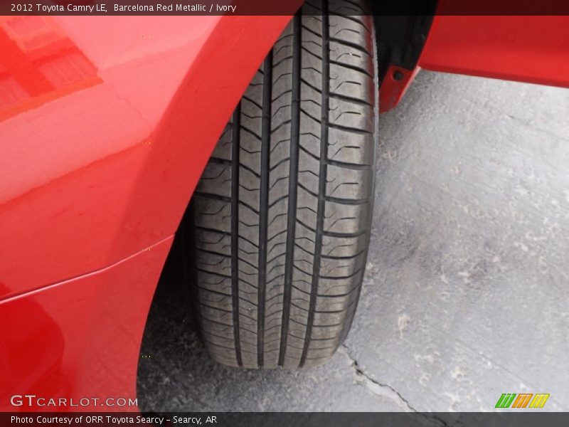 Barcelona Red Metallic / Ivory 2012 Toyota Camry LE