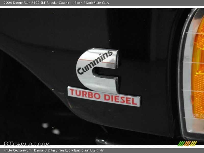 Black / Dark Slate Gray 2004 Dodge Ram 2500 SLT Regular Cab 4x4