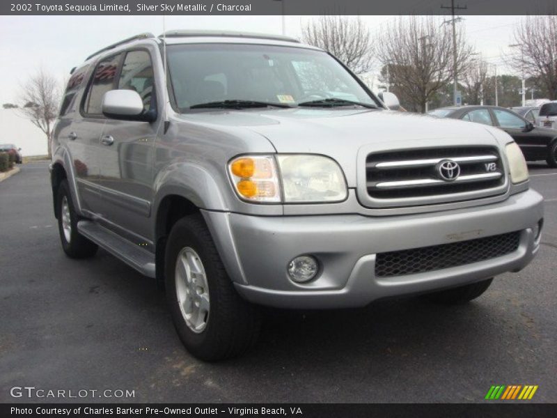 Silver Sky Metallic / Charcoal 2002 Toyota Sequoia Limited