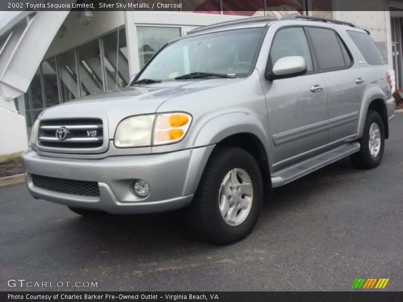Silver Sky Metallic / Charcoal 2002 Toyota Sequoia Limited