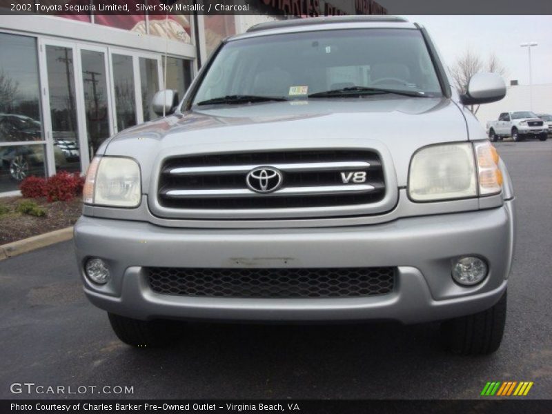 Silver Sky Metallic / Charcoal 2002 Toyota Sequoia Limited