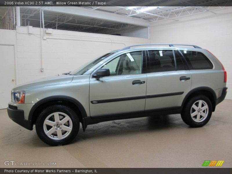 Willow Green Metallic / Taupe 2006 Volvo XC90 2.5T AWD