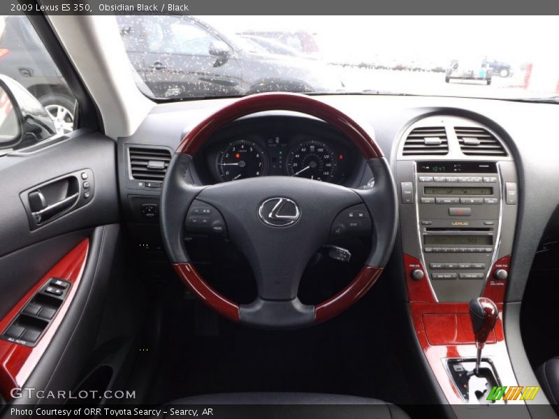 Obsidian Black / Black 2009 Lexus ES 350