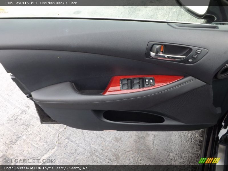 Obsidian Black / Black 2009 Lexus ES 350