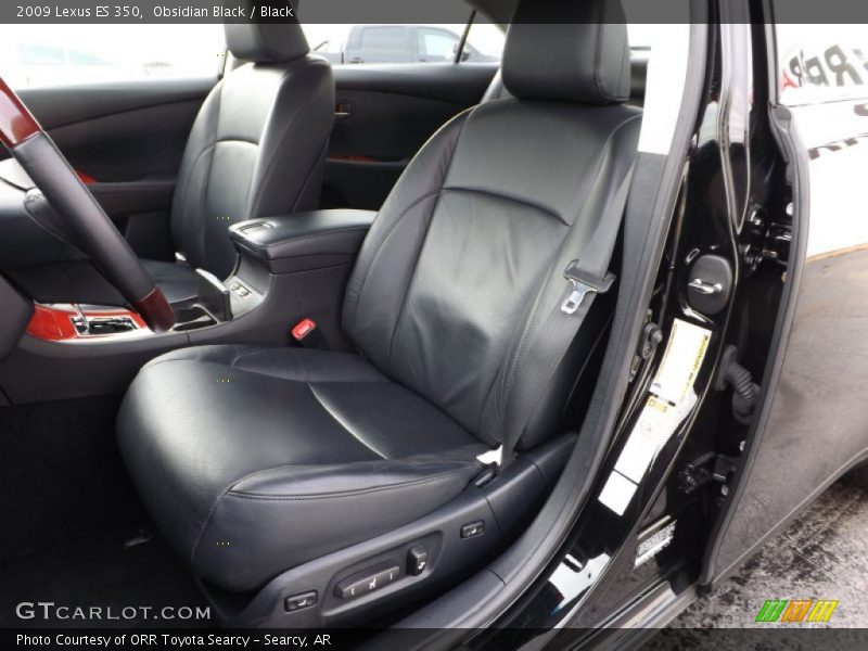 Obsidian Black / Black 2009 Lexus ES 350