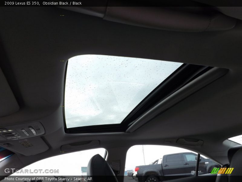 Obsidian Black / Black 2009 Lexus ES 350